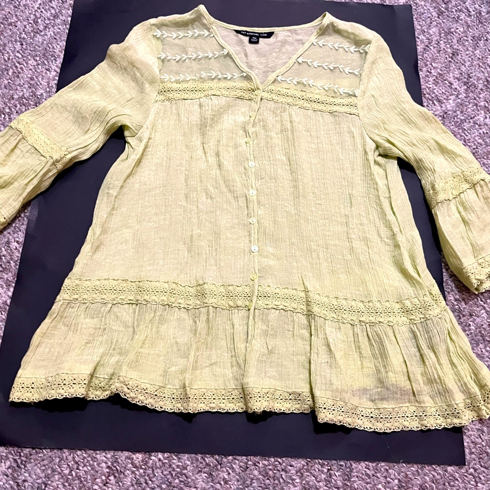 Woman's BoHo top Zac and Rachel size PM